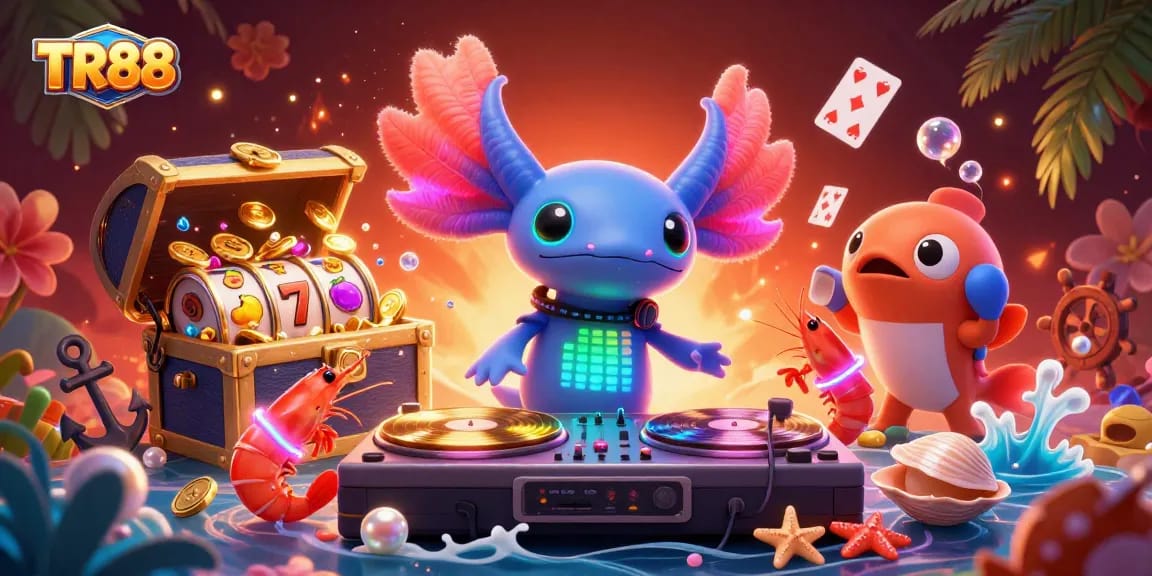 Spin and win at TR88 with vibrant slots and an electrifying underwater party.