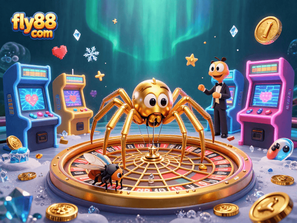 Experience the thrill of betting at fly88 com with engaging games surrounded by vibrant casino elements.