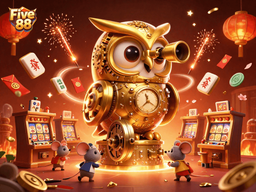 Experience entertainment with Five 88's exciting gaming events and golden rewards in a vibrant casino.