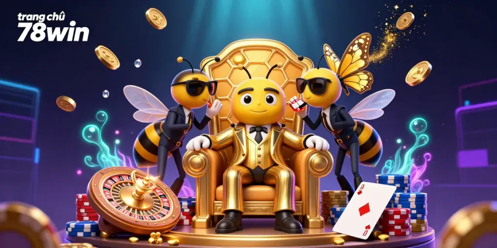 Engage in thrilling moments at trang chủ 78win surrounded by colorful casino elements, showcasing excitement in every play.