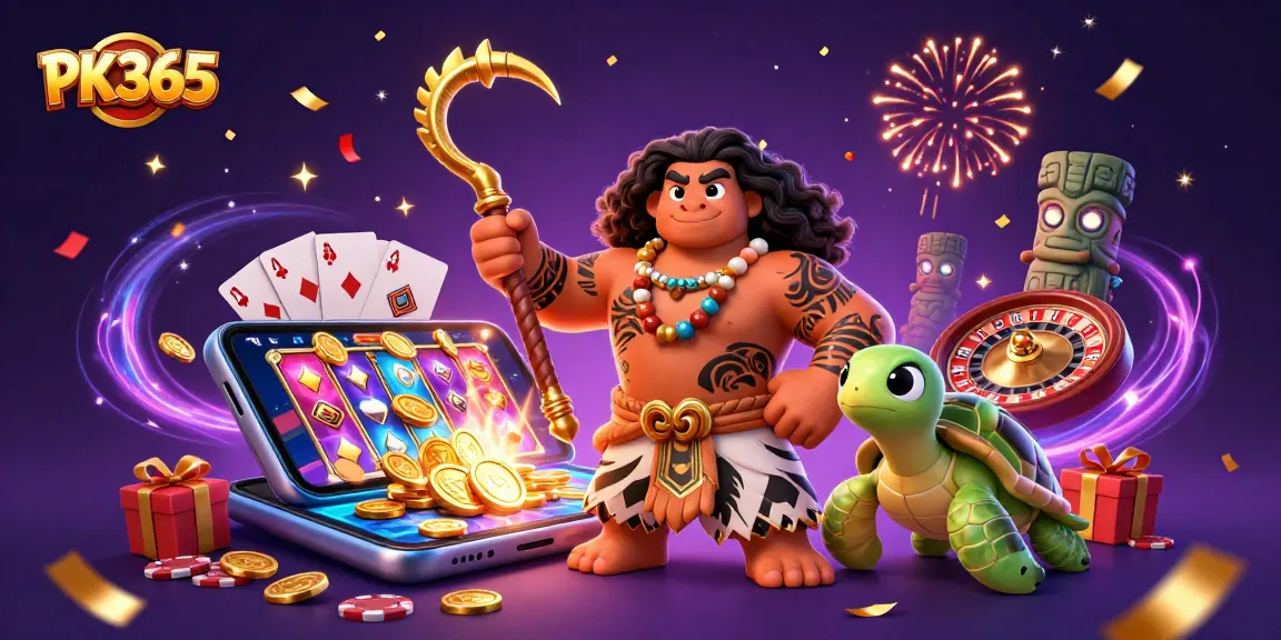 Experience the excitement of PK365 with vibrant slot games and a dynamic casino scene.