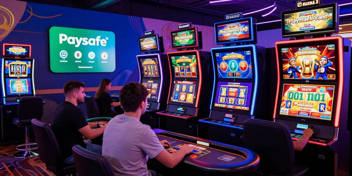 Spieler genießen Spiele in einem Paysafe Card Casino in einer lebhaften Online-Umgebung mit sicheren Zahlungsmöglichkeiten.