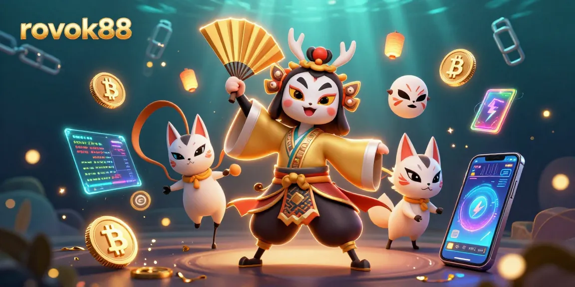 Engage with rokok88's thrilling action at the casino, featuring vibrant characters and dynamic gaming elements.