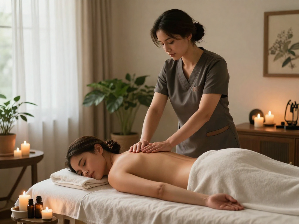 Experience relaxation with 도봉구출장안마 as a professional therapist delivers soothing Swedish massage.
