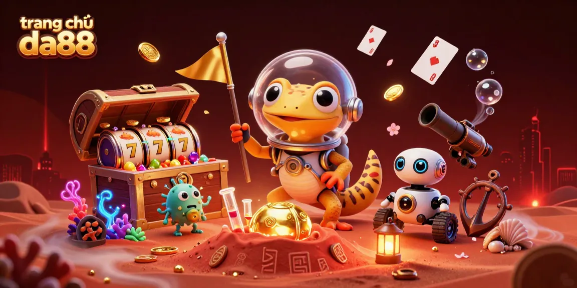 Experience the thrilling adventure of trang chủ da88 in a vibrant Martian casino.