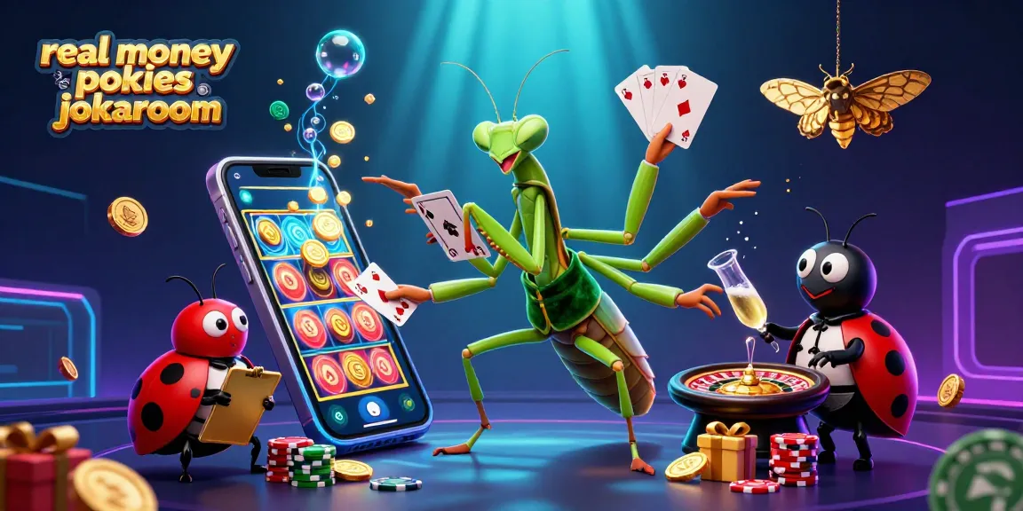 Experience the thrill of real money pokies jokaroom with vibrant 3D casino characters and dynamic game elements.