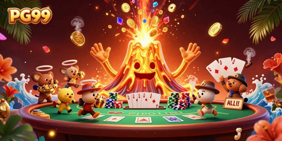Experience thrilling wins at PG99 with an erupting volcano of treasures and dynamic casino action.