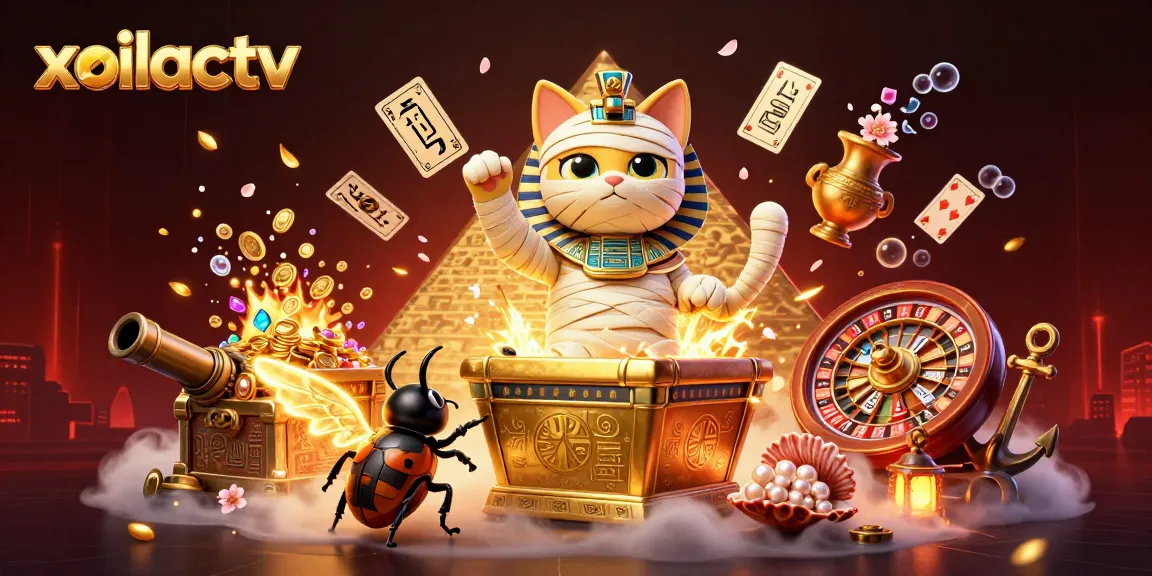 Experience thrilling gaming features with xoilactv amid a vibrant casino scene bursting with action.