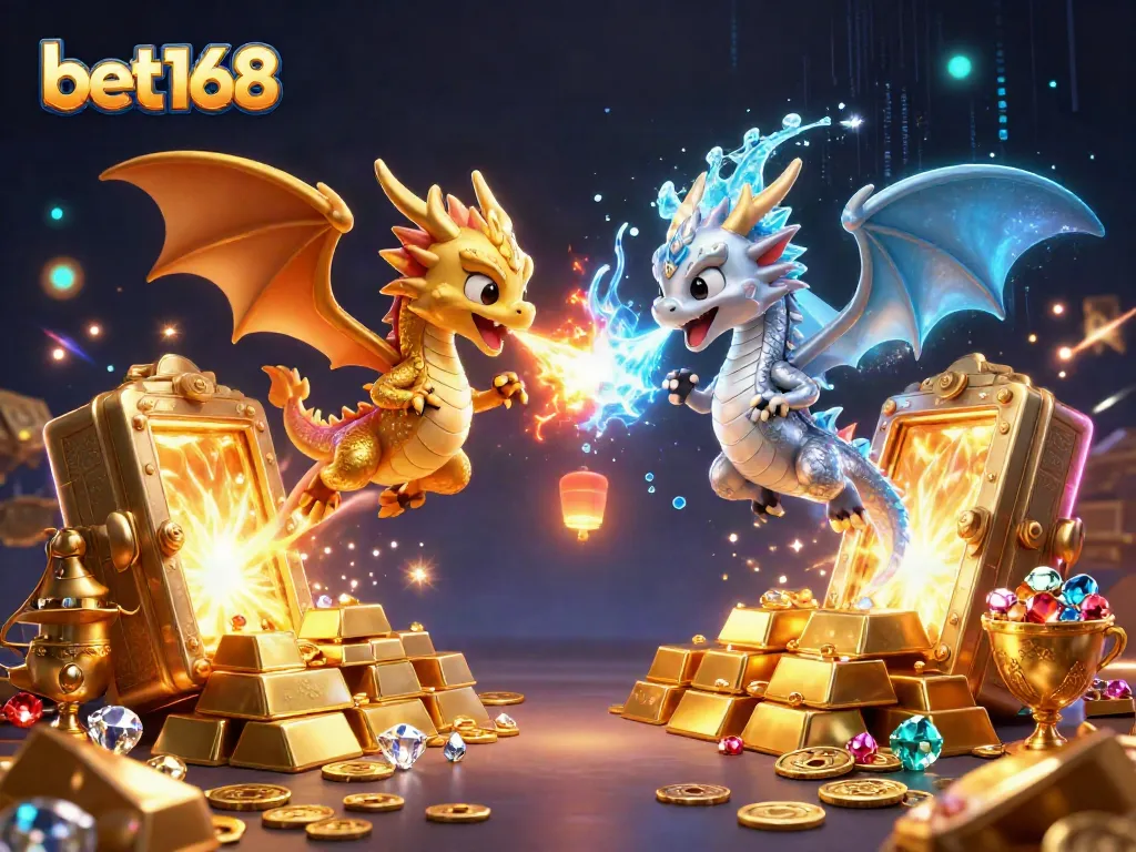 Win big with bet168 and dive into a magical 3D casino adventure featuring dragons and treasures.
