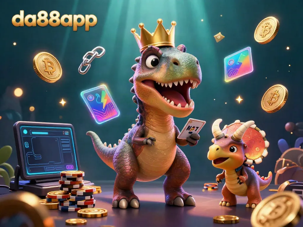 Engage in thrilling gameplay with the imaginative features of da88app, where colorful characters interact with virtual cards and chips.