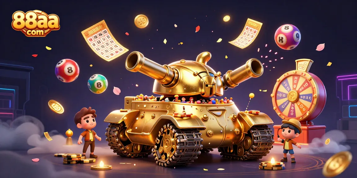Experience the vibrant world of 88aa com with a bustling casino scene in an imaginative illustration.