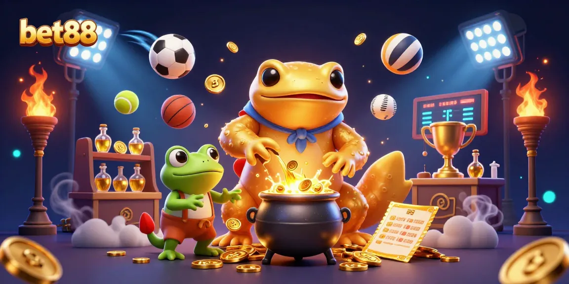Experience excitement at bet88 with our dynamic illustration of thrilling casino alchemy.