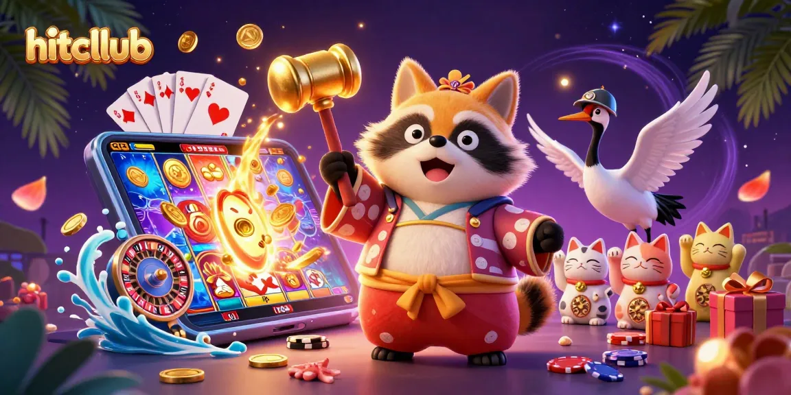Experience thrilling wins with hitcllub's festive 3D characters amidst dynamic gaming elements.