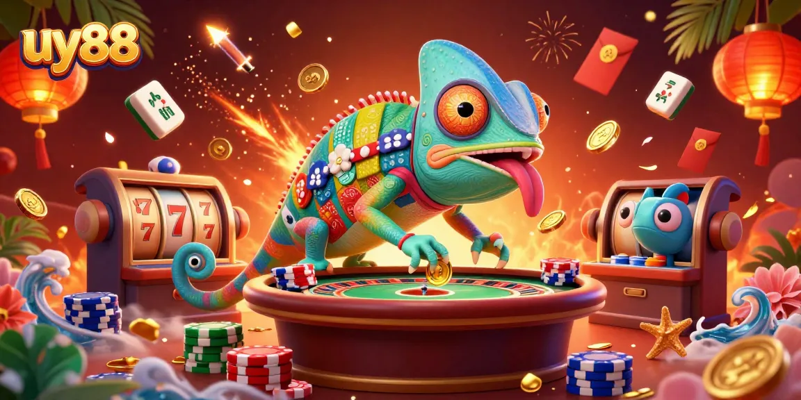 Experience the excitement of uy88 with vibrant casino illustrations and dynamic gaming elements.