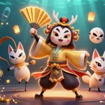 Engage with rokok88's thrilling action at the casino, featuring vibrant characters and dynamic gaming elements.