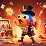 Experience the excitement of lucky888 with glowing treasures and dynamic slot reels in this vibrant underwater scene.