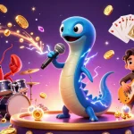 Experience gk88's vibrant underwater casino with electric eel DJ and immersive gaming elements.