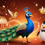 Experience the excitement of 8kbet with vibrant casino elements and colorful characters.