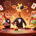 Experience the thrilling world of 58win1 with a high-roller giraffe and dynamic casino action.