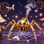 Catch exciting moments at 123b with animated lottery balls and golden prizes.