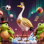 Engage in exciting gameplay at open88 with vibrant casino characters and sports elements.