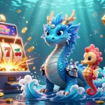 Experience the thrill of 23win with a dazzling underwater scene featuring wins and exciting casino elements.